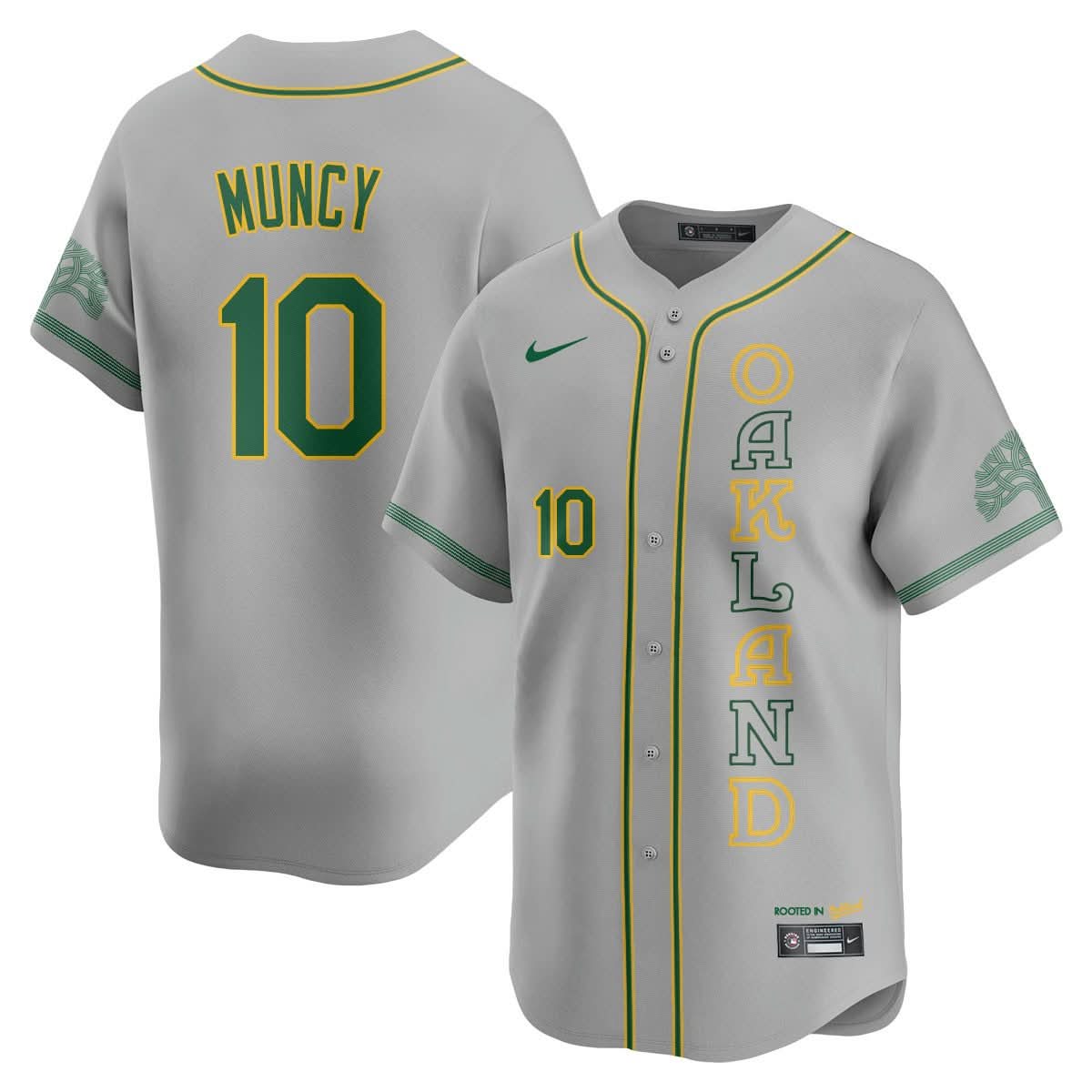 Oakland Athletics City Connect Concept Jersey - All Stitched
