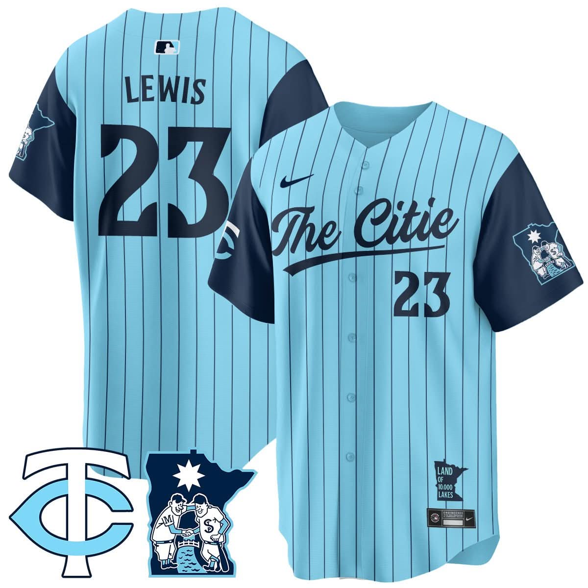 Minnesota Twins City Connect Concept Jersey - All Stitched