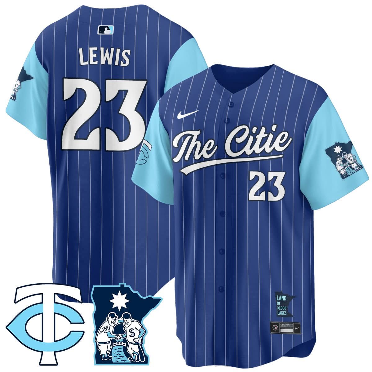 Minnesota Twins City Connect Concept Jersey - All Stitched