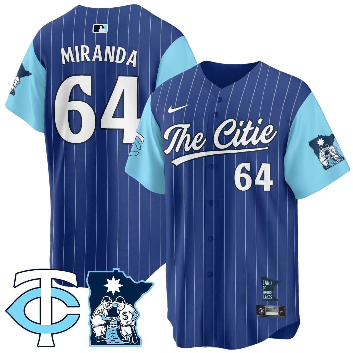 Minnesota Twins City Connect Concept Jersey - All Stitched