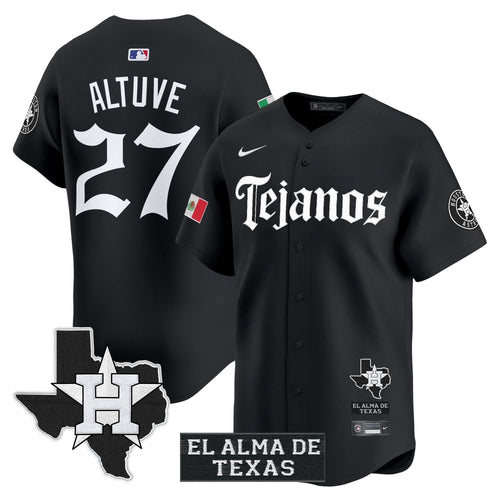 Houston Astros Mexico Tejano Barrio Style Vapor Premier Limited Jersey - All Stitched