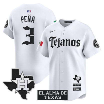 Houston Astros Mexico Tejano Barrio Style Vapor Premier Limited Jersey - All Stitched