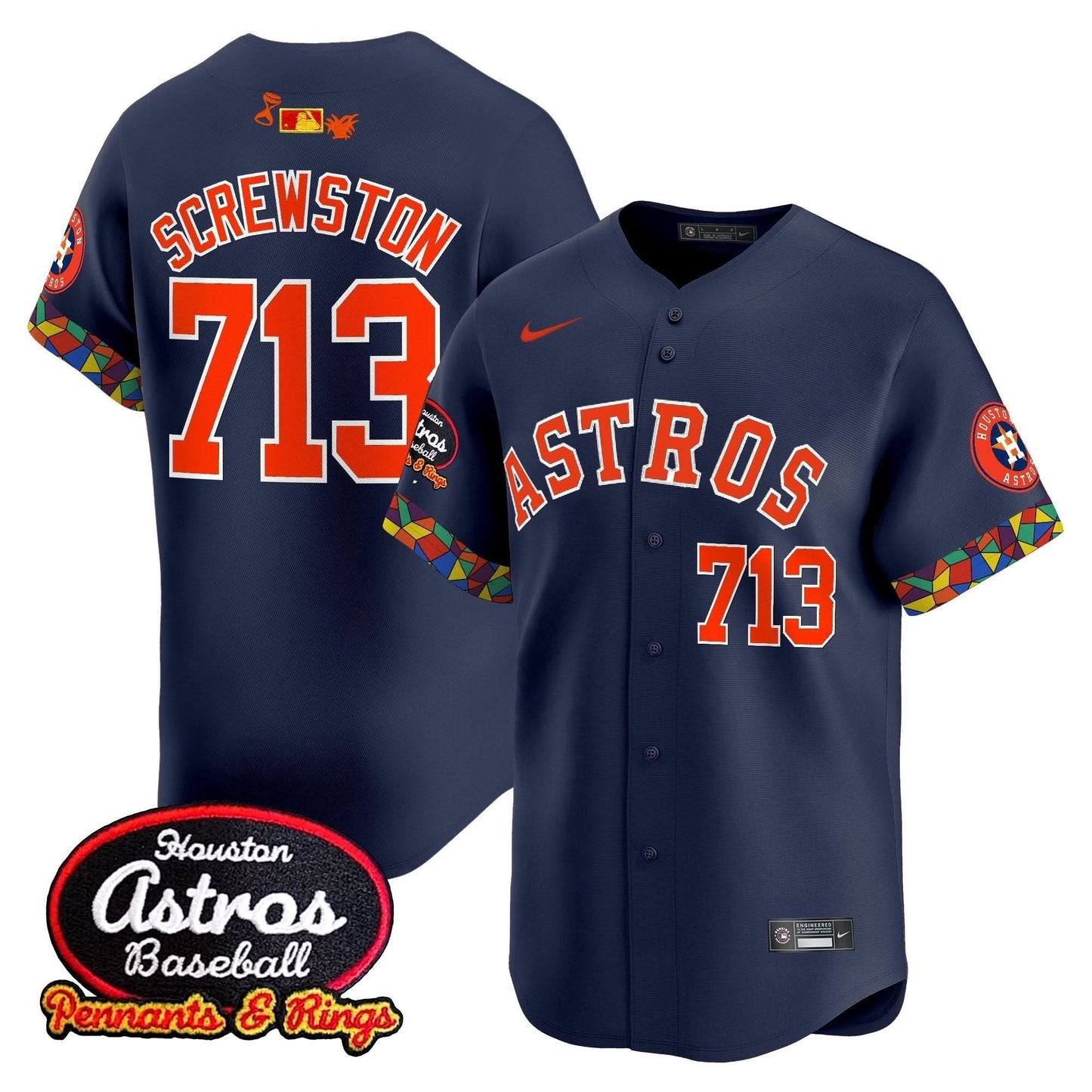 Houston Astros x El Tiempo Cantina Vapor Premier Limited Jersey - All Stitched