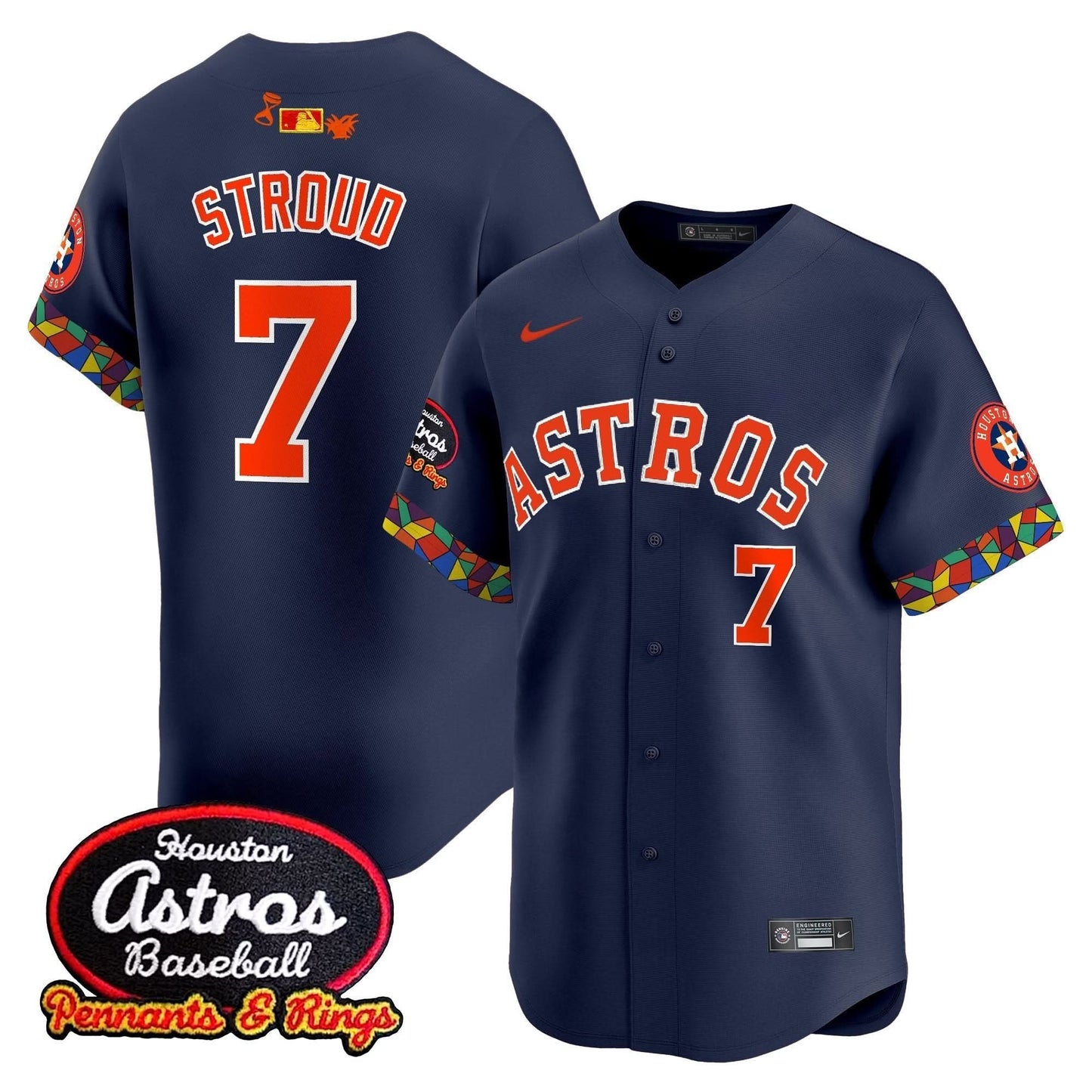 Houston Astros x El Tiempo Cantina Vapor Premier Limited Jersey - All Stitched