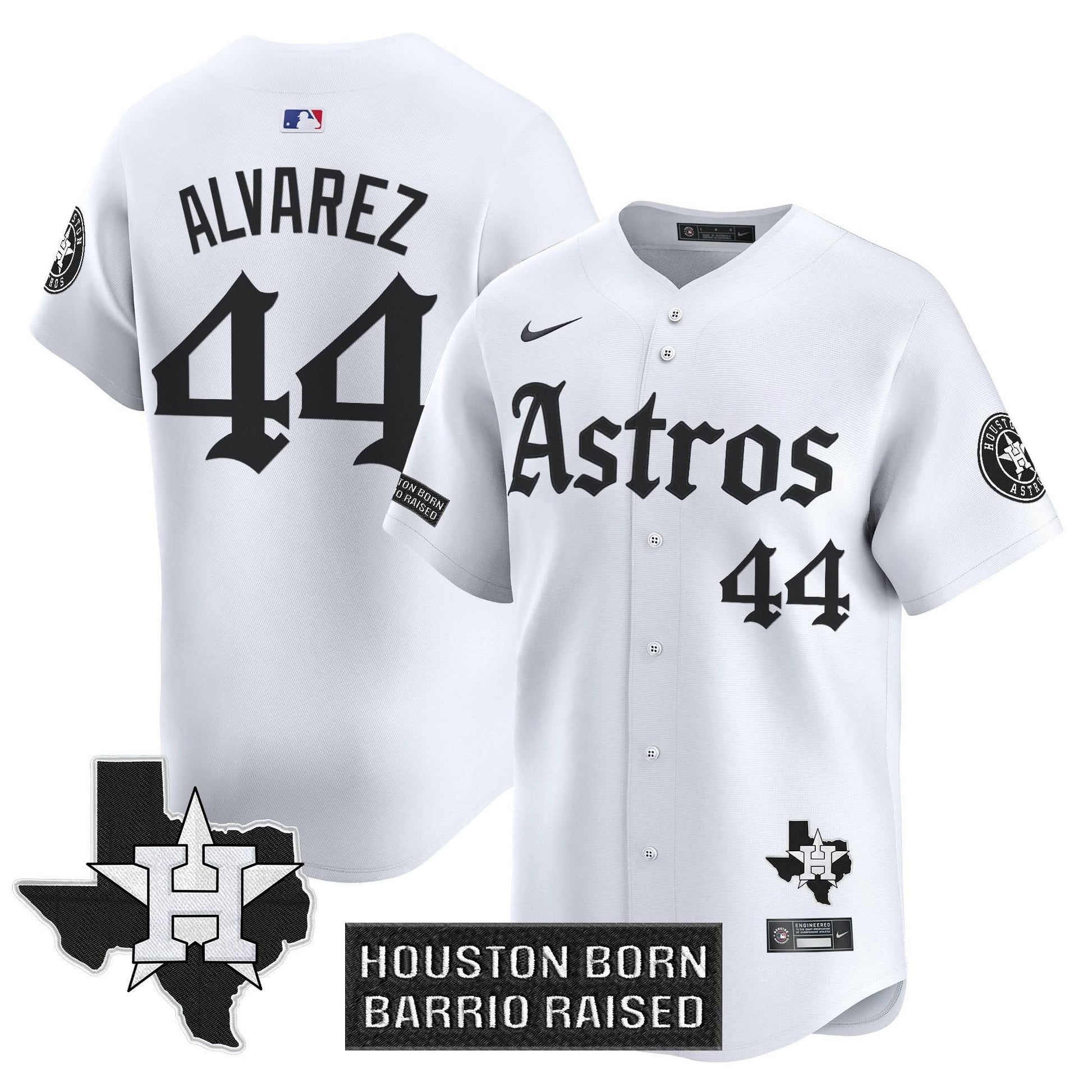 Houston Astros 'Gothic Edition' Vapor Premier Limited Jersey - All Stitched
