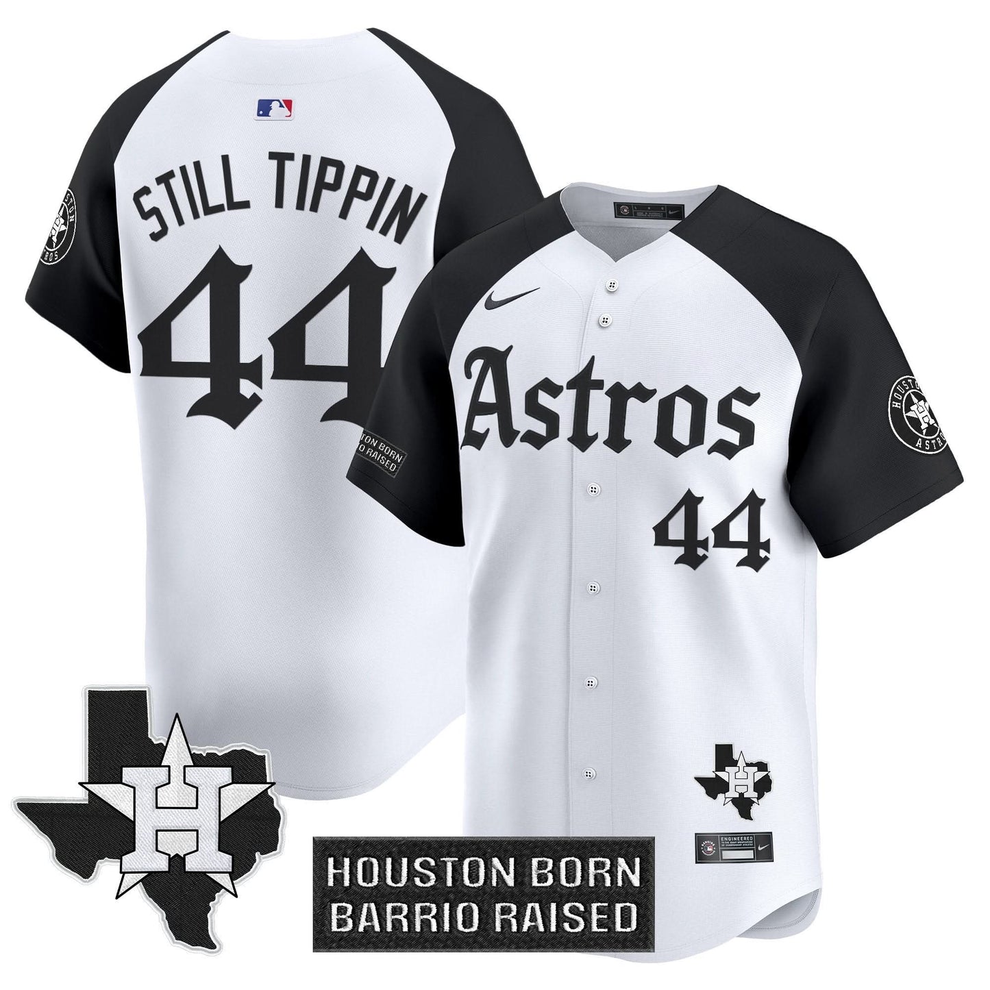 Houston Astros 'Gothic Edition' Vapor Premier Limited Jersey - All Stitched