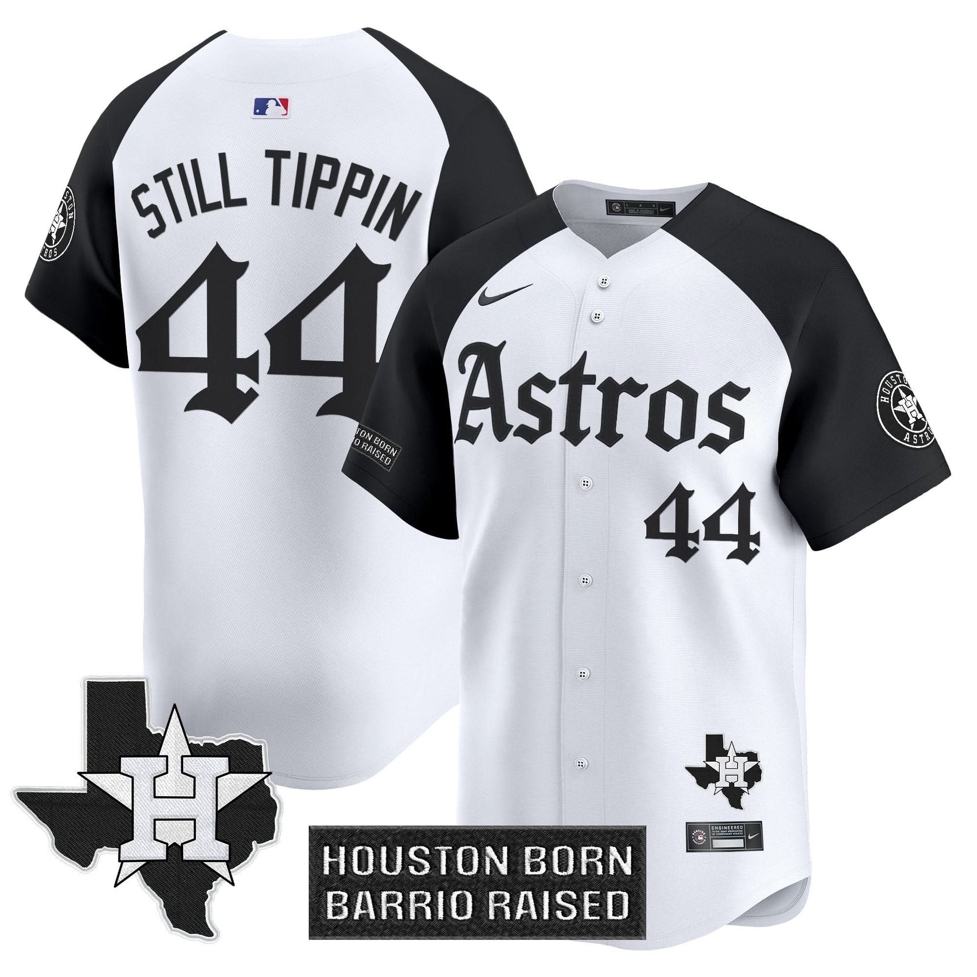 Houston Astros 'Gothic Edition' Vapor Premier Limited Jersey - All Stitched