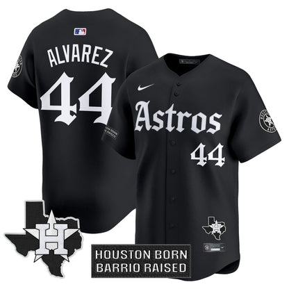Houston Astros 'Gothic Edition' Vapor Premier Limited Jersey - All Stitched