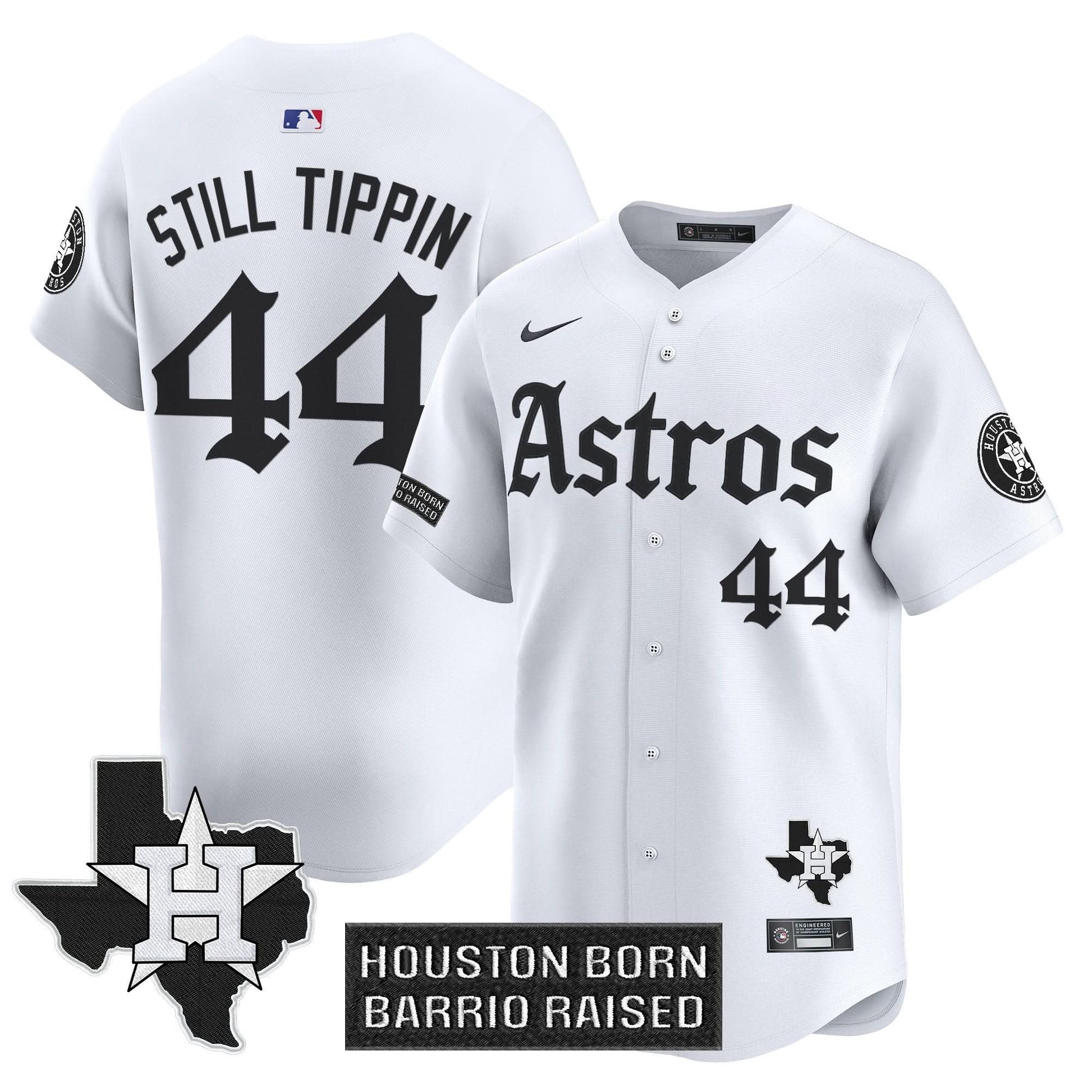 Houston Astros 'Gothic Edition' Vapor Premier Limited Jersey - All Stitched