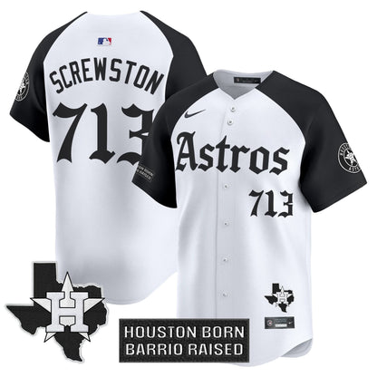 Houston Astros 'Gothic Edition' Vapor Premier Limited Jersey - All Stitched