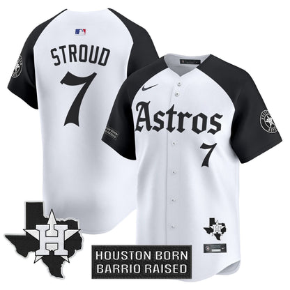 Houston Astros 'Gothic Edition' Vapor Premier Limited Jersey - All Stitched