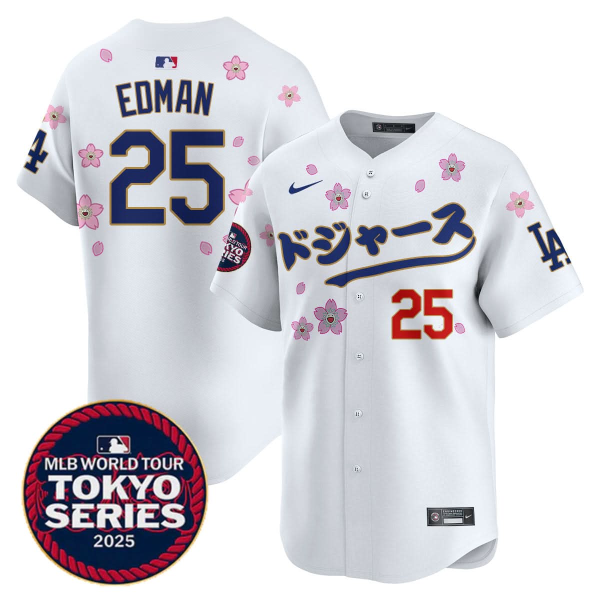 Los Angeles Dodgers Tokyo Series 2025 Vapor Limited Jersey N6 - Stitched