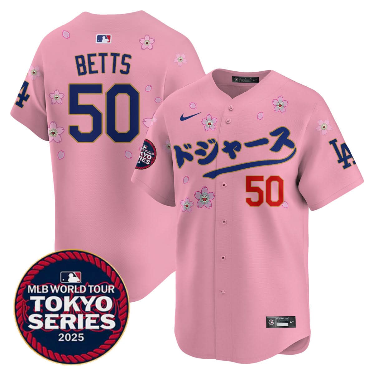Los Angeles Dodgers Tokyo Series 2025 Vapor Limited Jersey N6 - Stitched