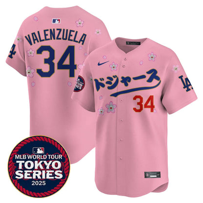 Los Angeles Dodgers Tokyo Series 2025 Vapor Limited Jersey N6 - Stitched