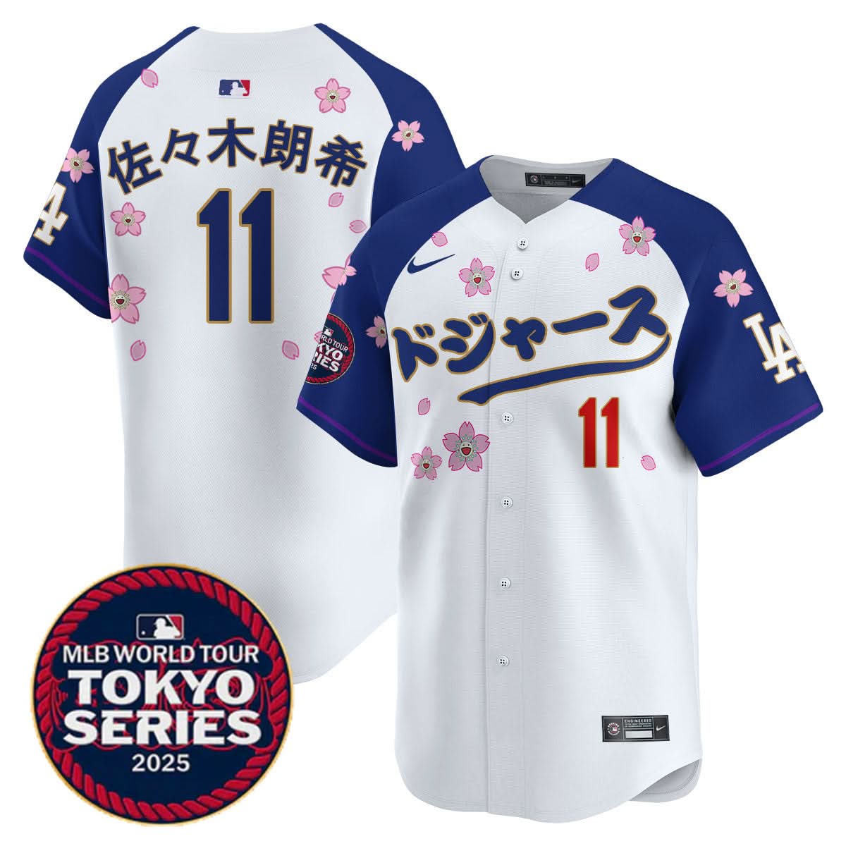 Los Angeles Dodgers Tokyo Series 2025 Vapor Limited Jersey N6 - Stitched