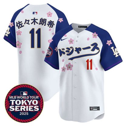 Los Angeles Dodgers Tokyo Series 2025 Vapor Limited Jersey N6 - Stitched