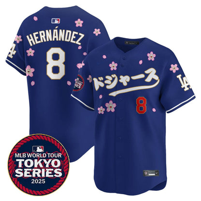 Los Angeles Dodgers Tokyo Series 2025 Vapor Limited Jersey N6 - Stitched