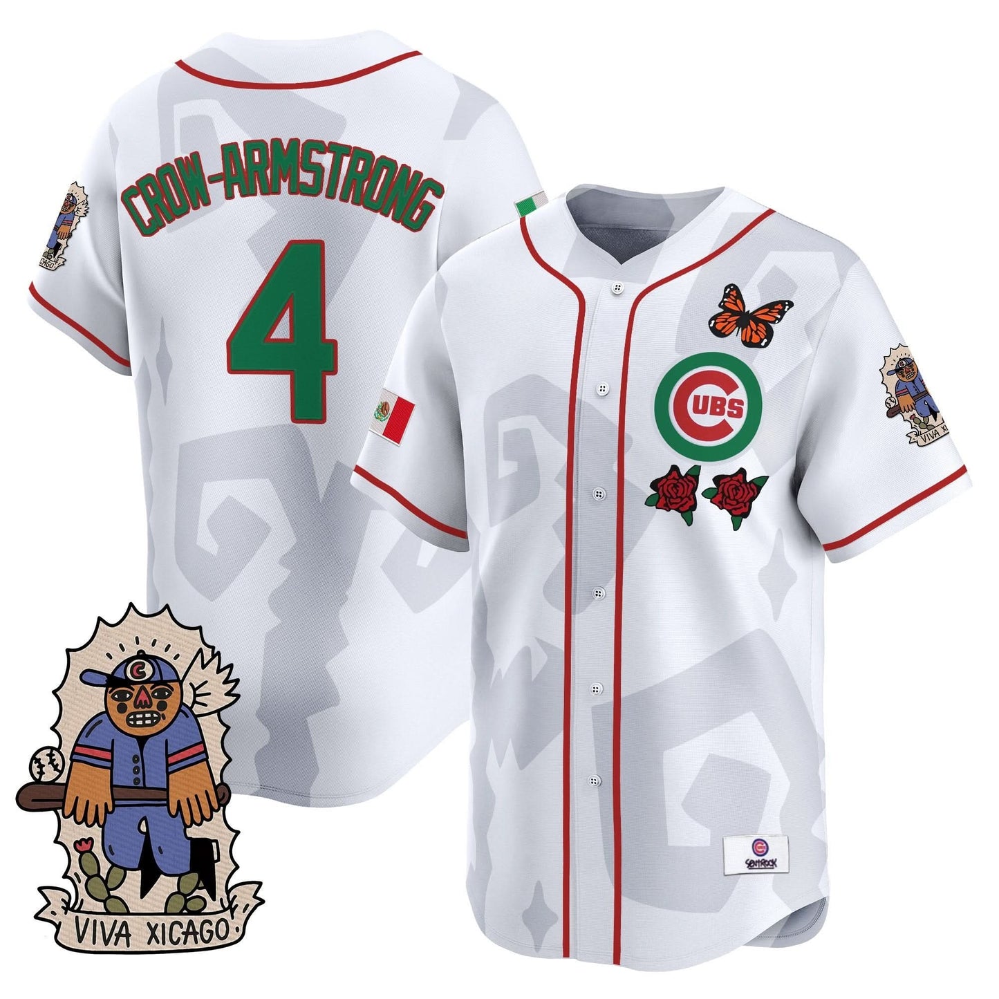2025 Chicago Cubs Mexican Heritage Vapor Premier Limited Jersey - Stitched