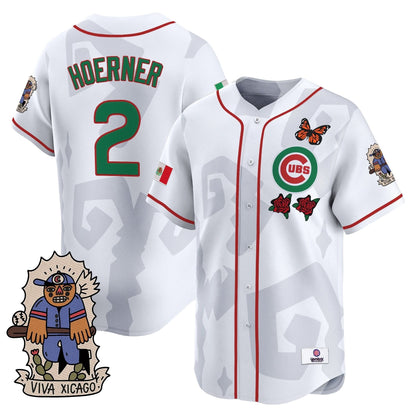 2025 Chicago Cubs Mexican Heritage Vapor Premier Limited Jersey - Stitched