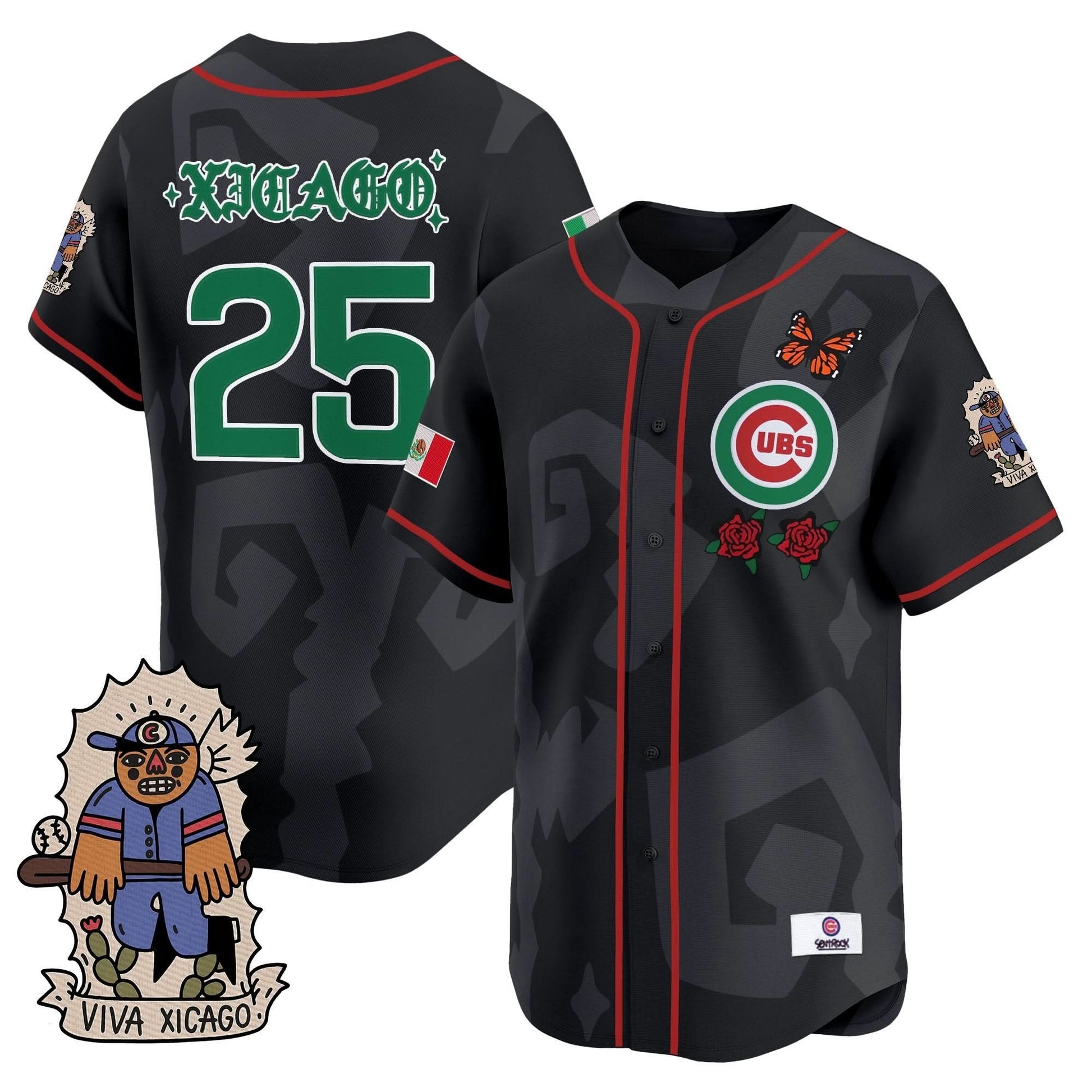 2025 Chicago Cubs Mexican Heritage Vapor Premier Limited Jersey - Stitched