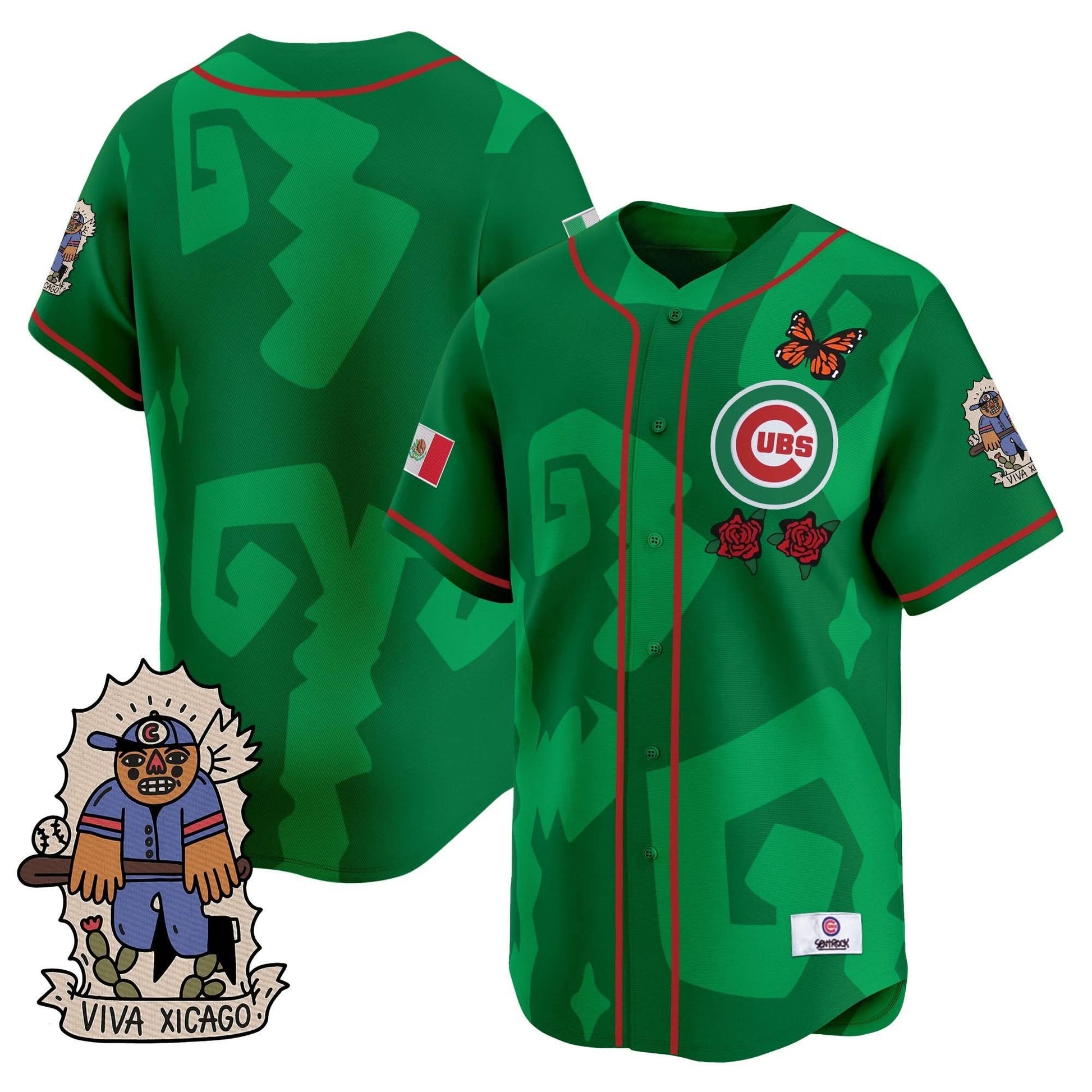 2025 Chicago Cubs Mexican Heritage Vapor Premier Limited Jersey - Stitched