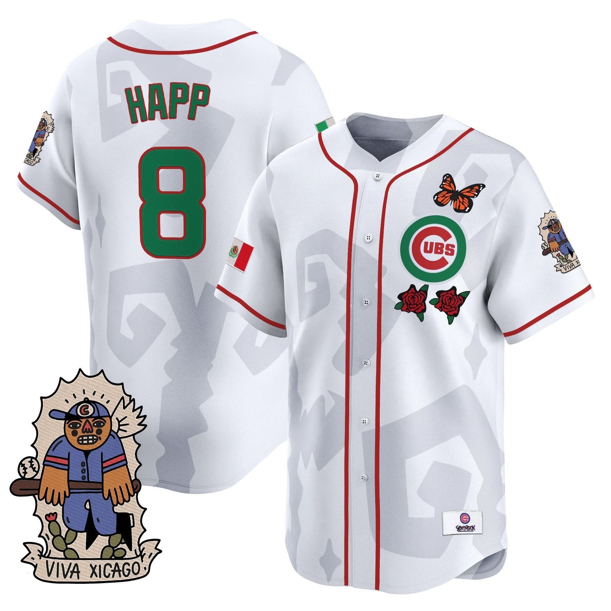 2025 Chicago Cubs Mexican Heritage Vapor Premier Limited Jersey - Stitched