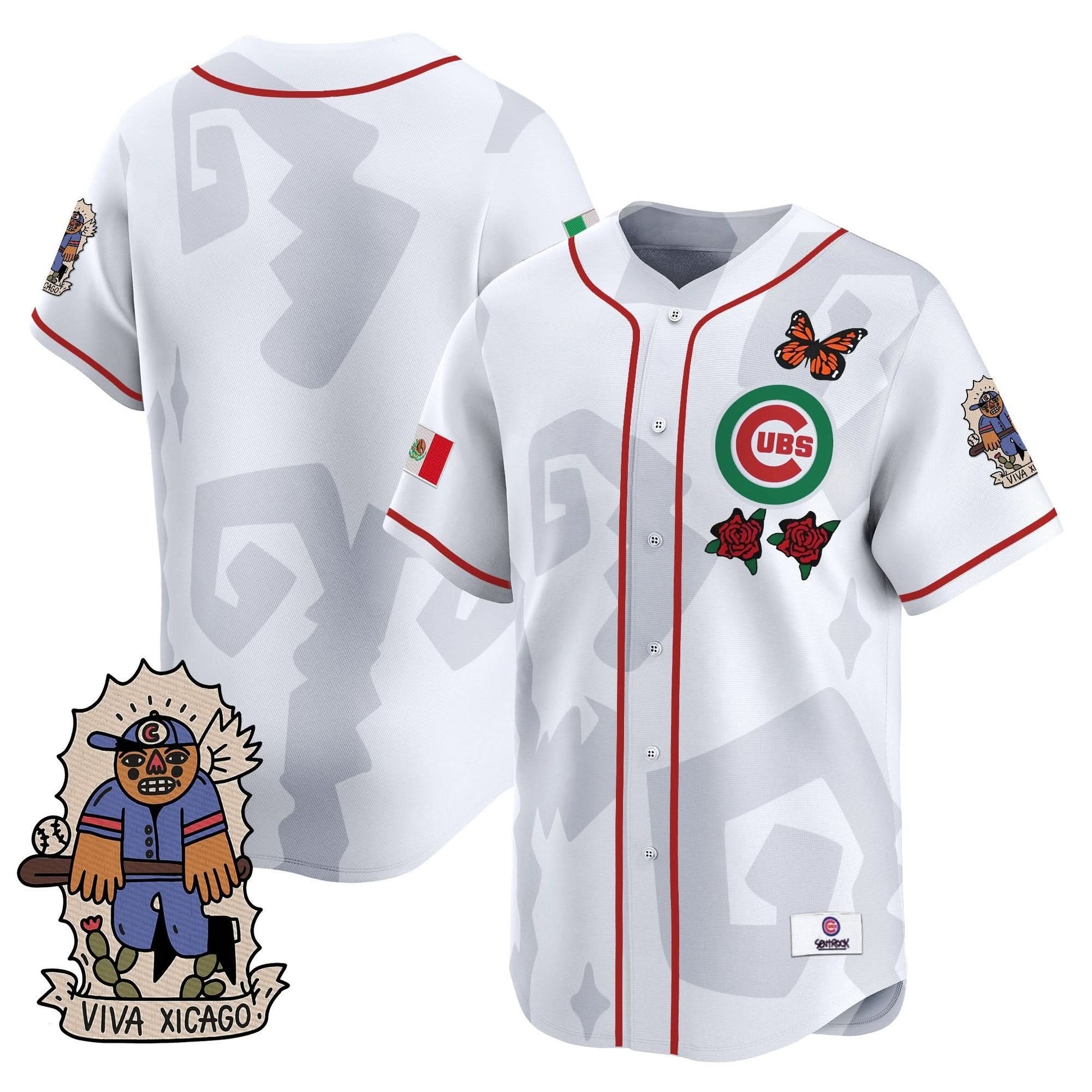 2025 Chicago Cubs Mexican Heritage Vapor Premier Limited Jersey - Stitched
