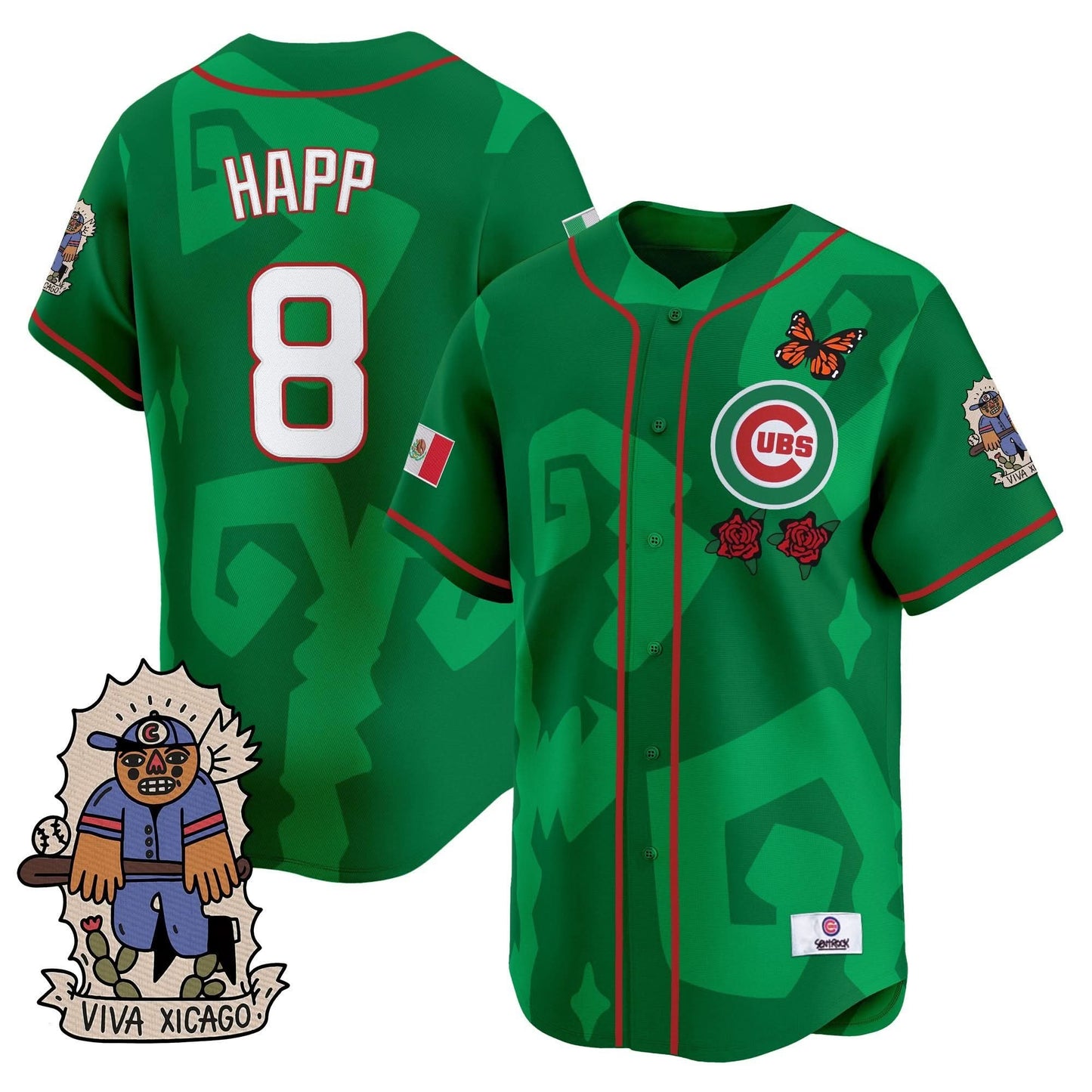2025 Chicago Cubs Mexican Heritage Vapor Premier Limited Jersey - Stitched
