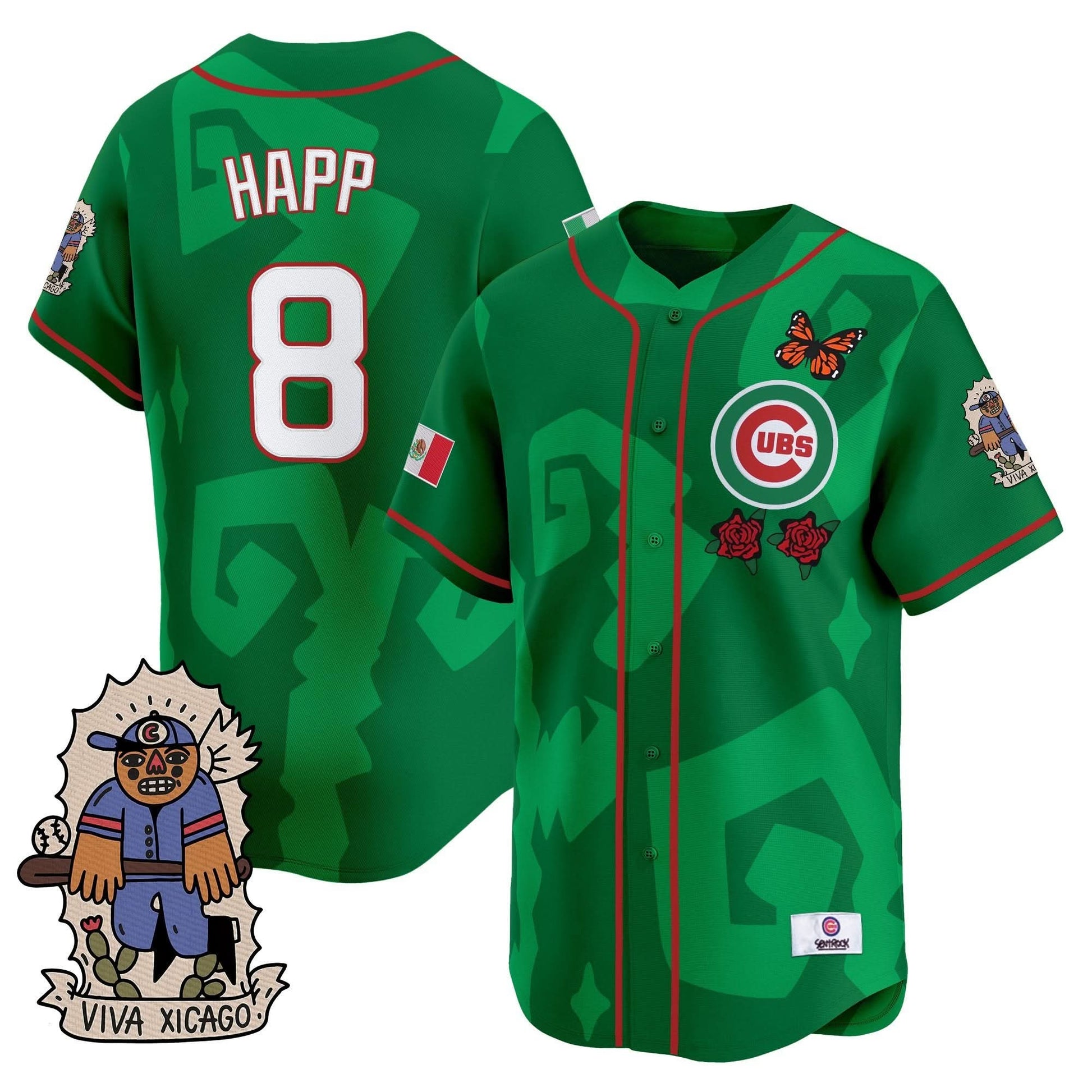 2025 Chicago Cubs Mexican Heritage Vapor Premier Limited Jersey - Stitched
