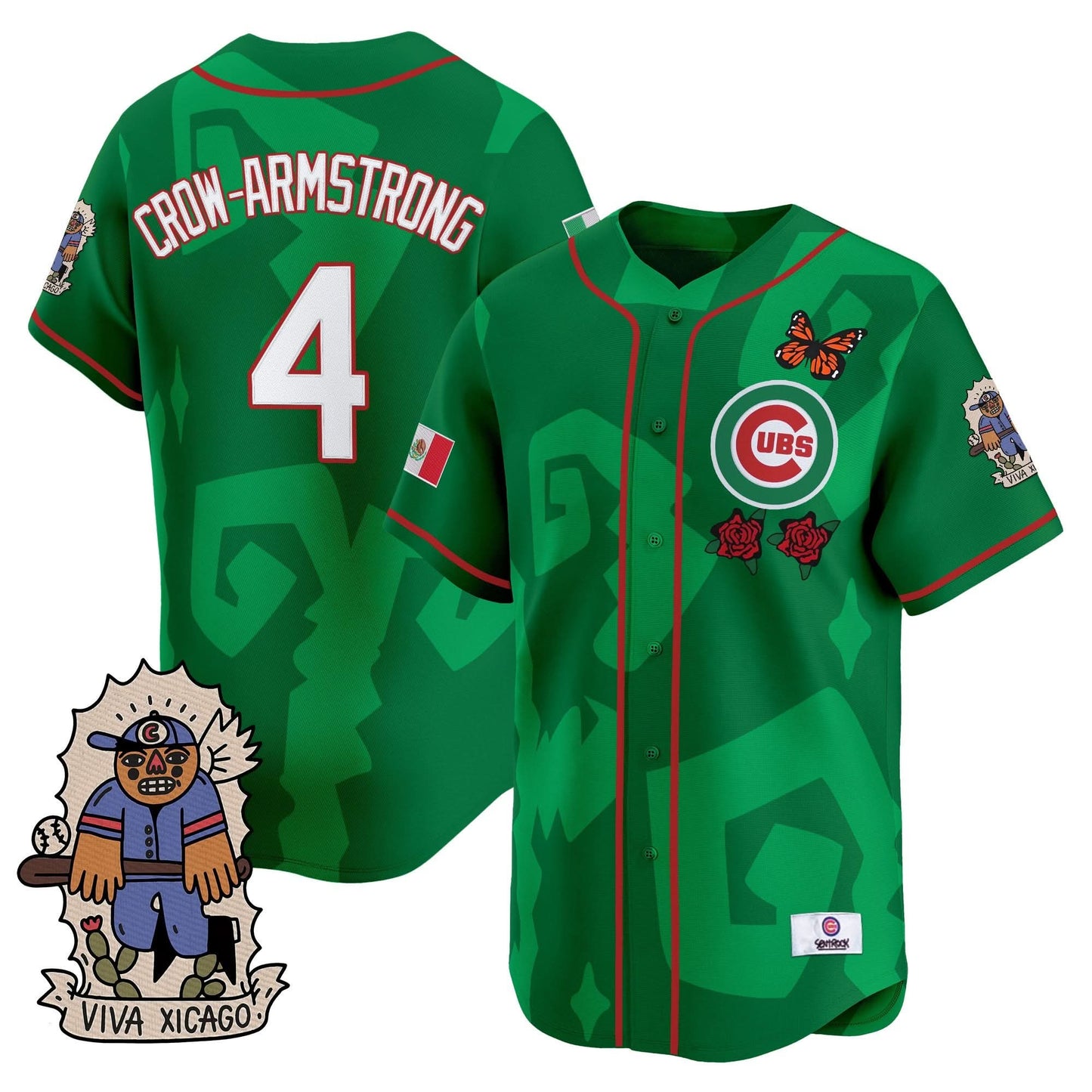 2025 Chicago Cubs Mexican Heritage Vapor Premier Limited Jersey - Stitched