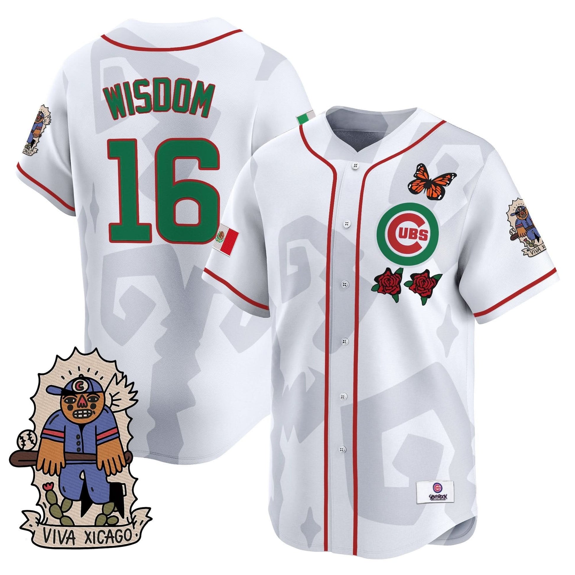 2025 Chicago Cubs Mexican Heritage Vapor Premier Limited Jersey - Stitched