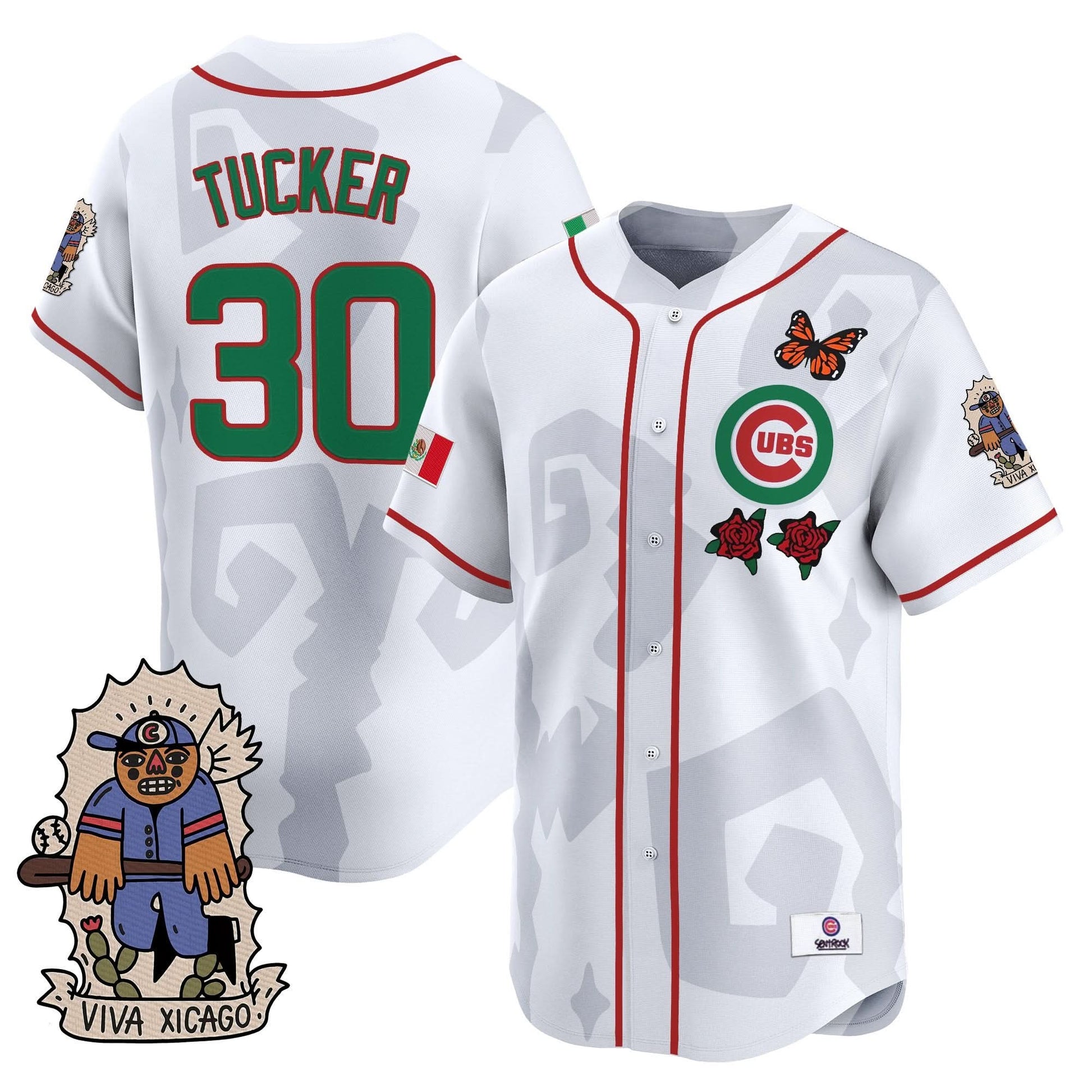 2025 Chicago Cubs Mexican Heritage Vapor Premier Limited Jersey - Stitched