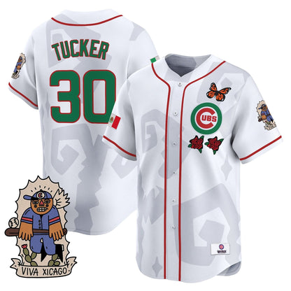 2025 Chicago Cubs Mexican Heritage Vapor Premier Limited Jersey - Stitched