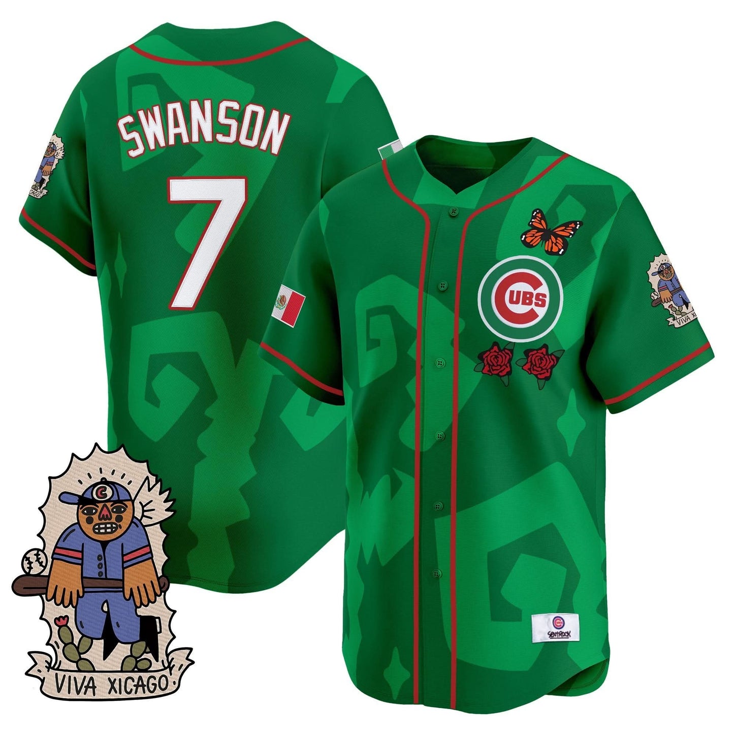 2025 Chicago Cubs Mexican Heritage Vapor Premier Limited Jersey - Stitched