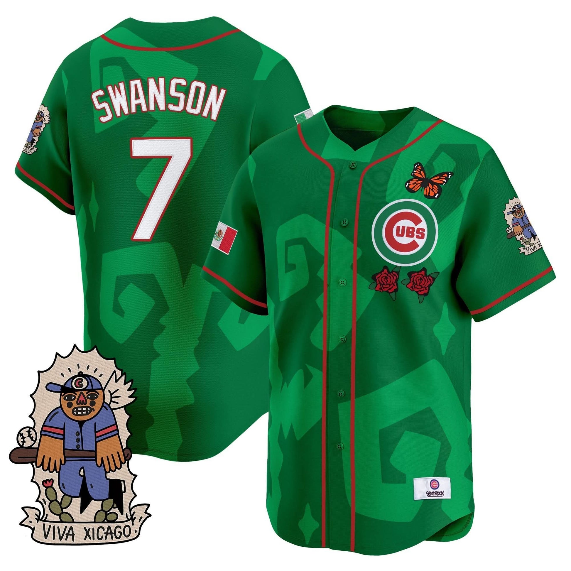2025 Chicago Cubs Mexican Heritage Vapor Premier Limited Jersey - Stitched