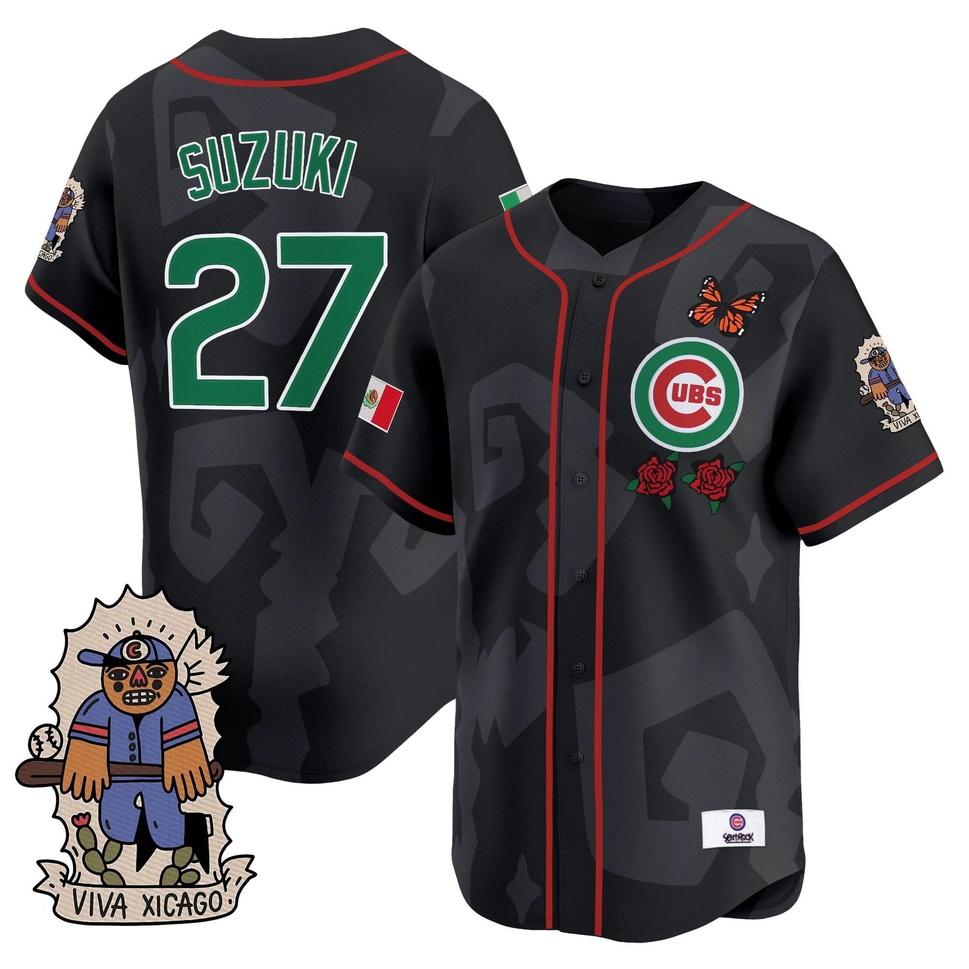 2025 Chicago Cubs Mexican Heritage Vapor Premier Limited Jersey - Stitched