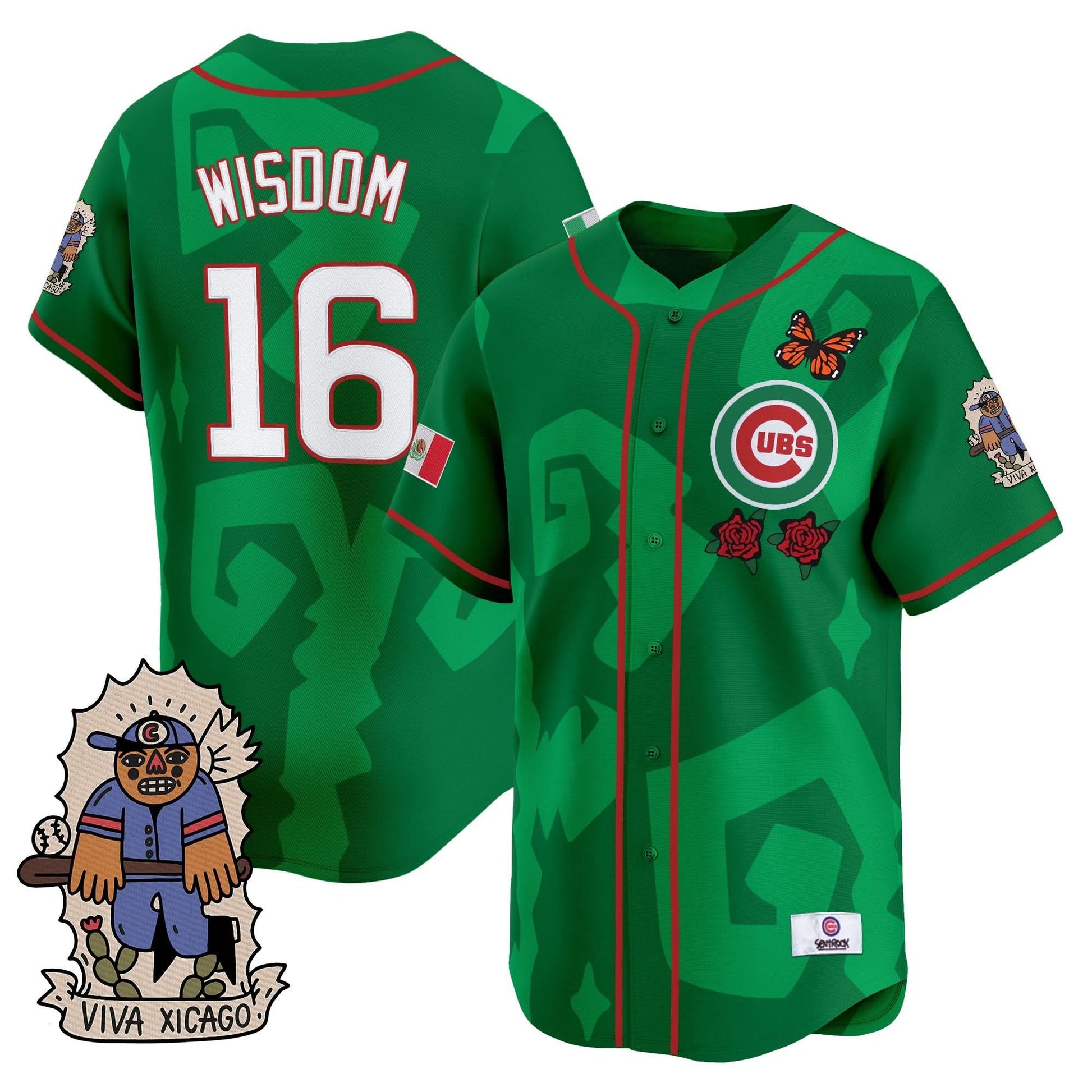 2025 Chicago Cubs Mexican Heritage Vapor Premier Limited Jersey - Stitched