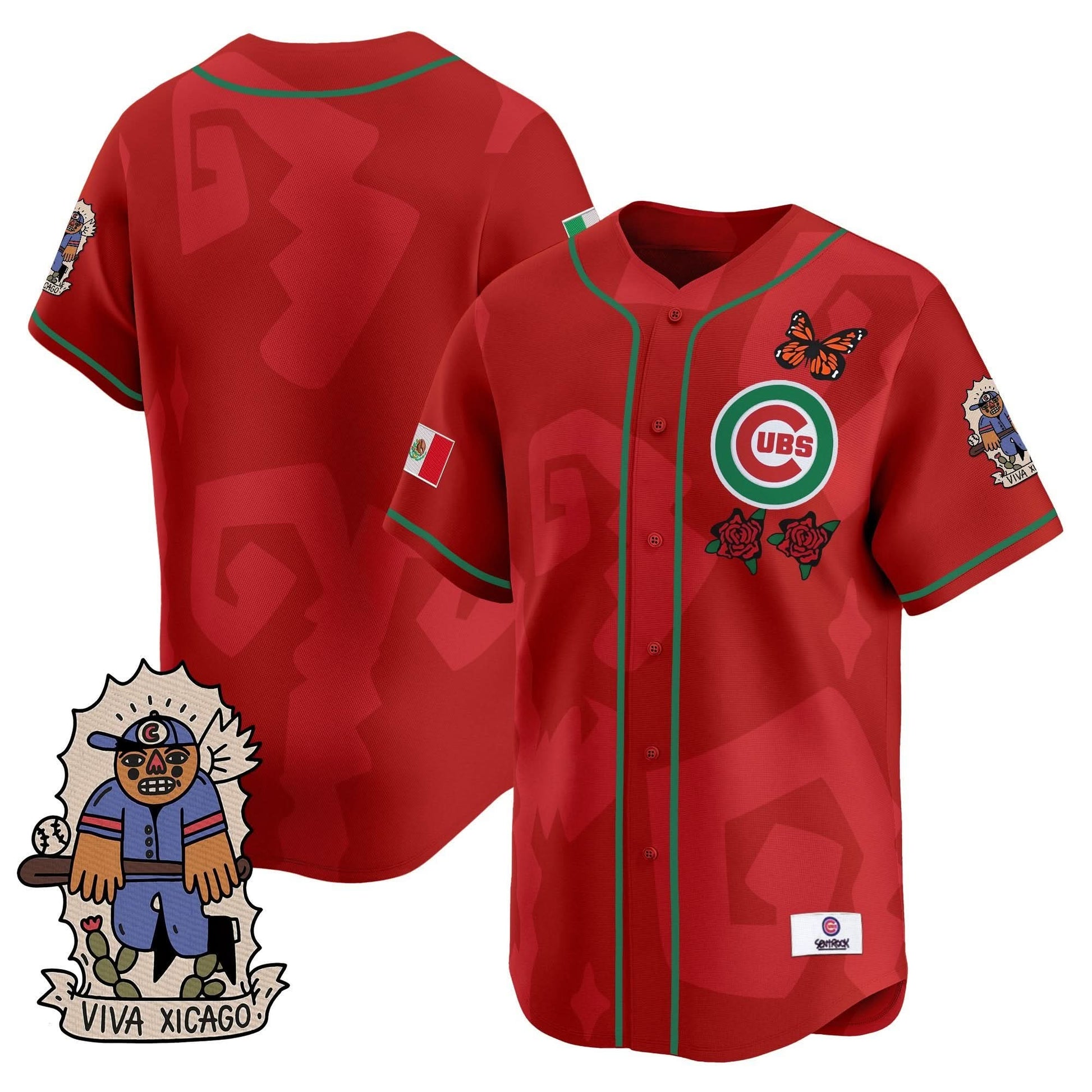 2025 Chicago Cubs Mexican Heritage Vapor Premier Limited Jersey - Stitched