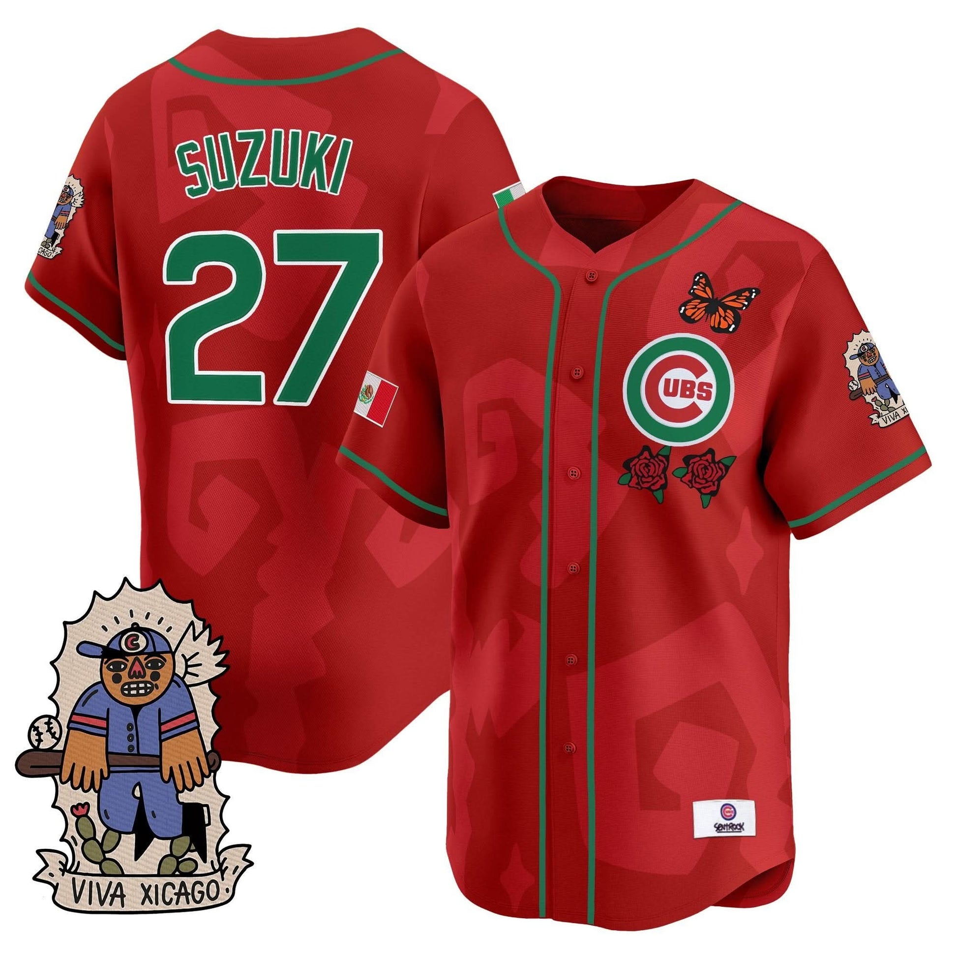 2025 Chicago Cubs Mexican Heritage Vapor Premier Limited Jersey - Stitched