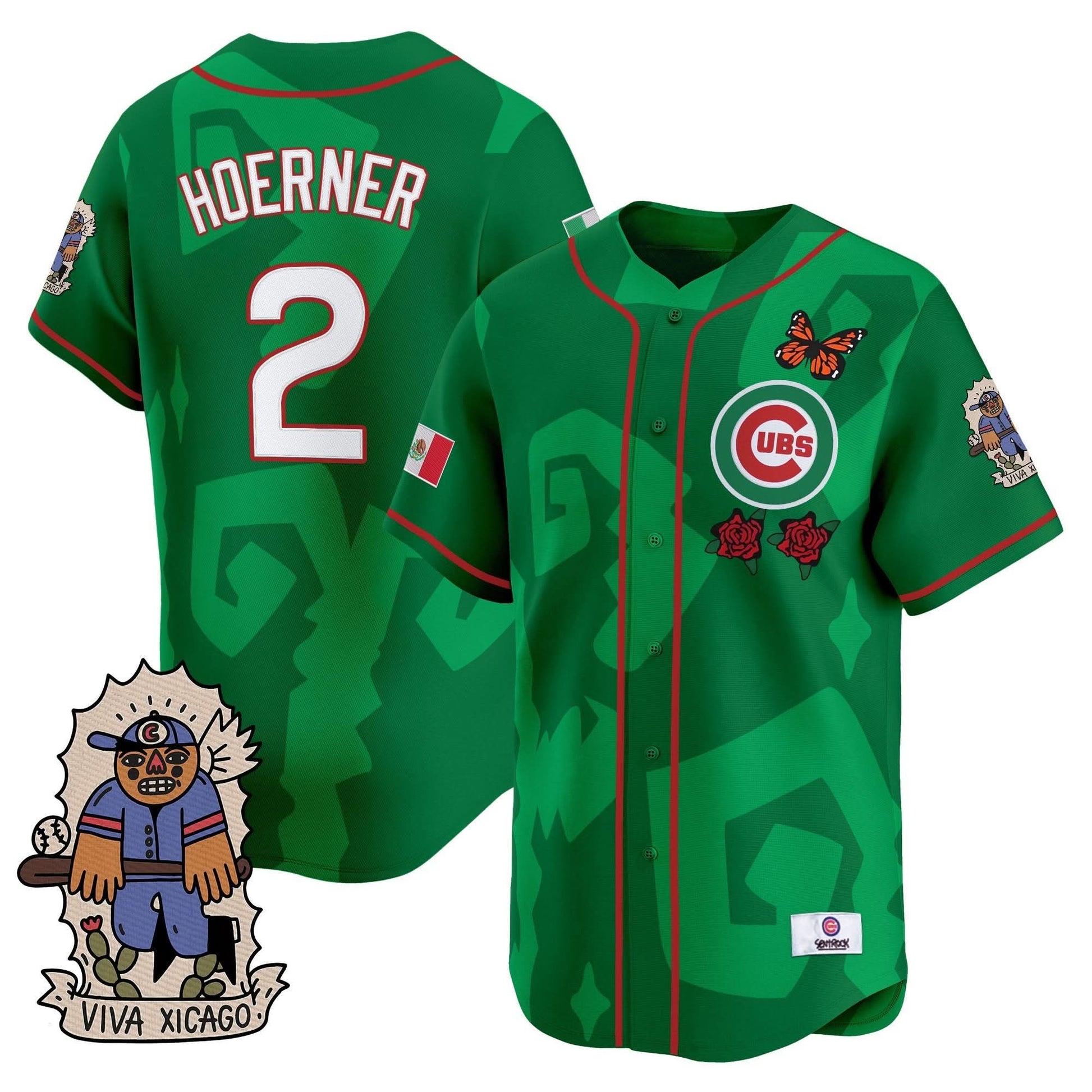 2025 Chicago Cubs Mexican Heritage Vapor Premier Limited Jersey - Stitched