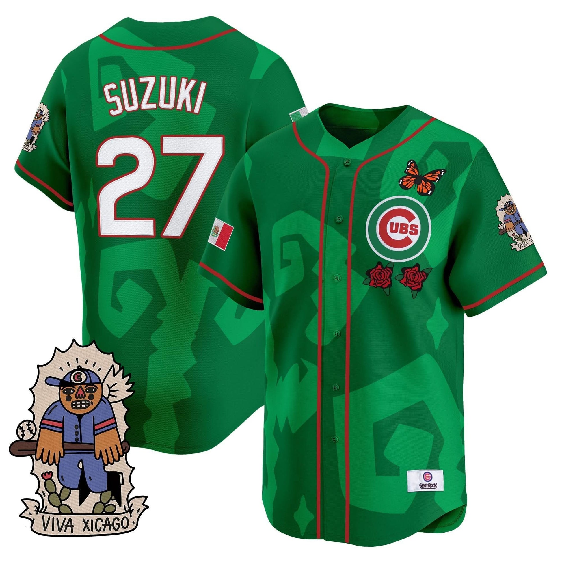 2025 Chicago Cubs Mexican Heritage Vapor Premier Limited Jersey - Stitched