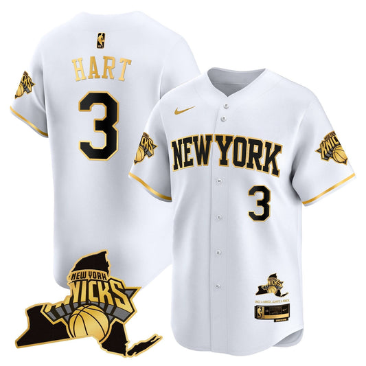 New York Knicks Vapor Baseball Jersey - All Stitched