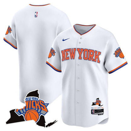 New York Knicks Vapor Baseball Jersey - All Stitched