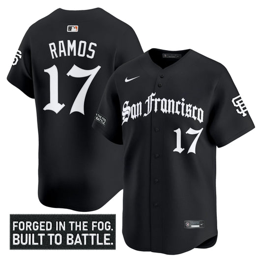 San Francisco Giants 'Gothic Fog Edition' Vapor Premier Limited Jersey - All Stitched