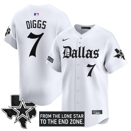 Dallas Cowboys 'Gothic Lone Star Edition' Vapor Baseball Jersey - All Stitched