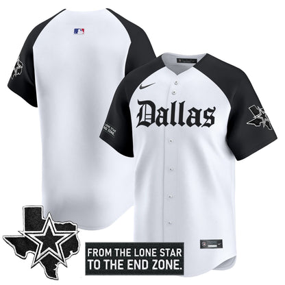 Dallas Cowboys 'Gothic Lone Star Edition' Vapor Baseball Jersey - All Stitched