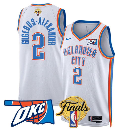 Oklahoma City Thunder Jersey - Final Patch - All Stitched