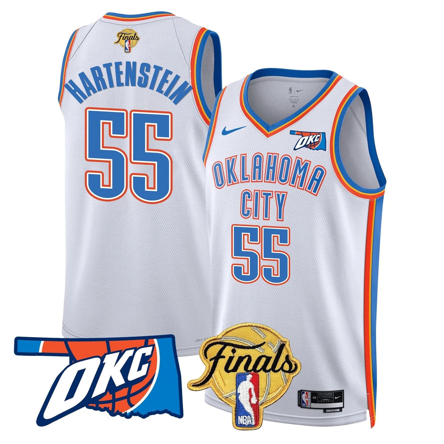Oklahoma City Thunder Jersey - Final Patch - All Stitched