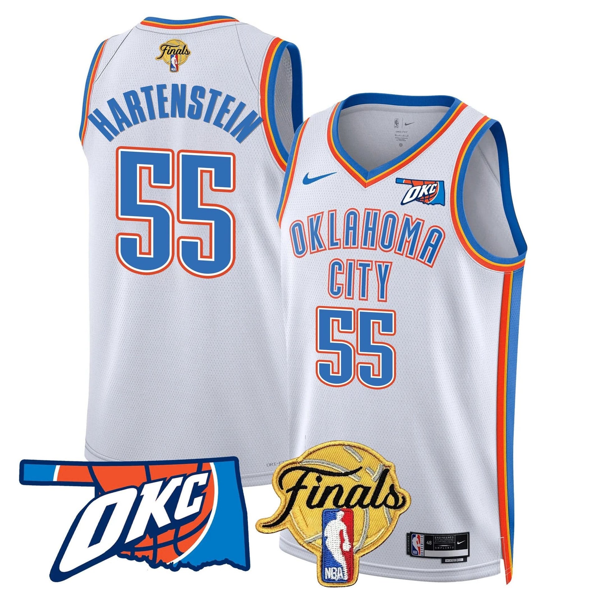 Oklahoma City Thunder Jersey - Final Patch - All Stitched