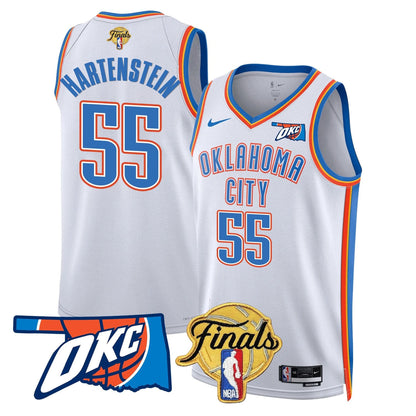 Oklahoma City Thunder Jersey - Final Patch - All Stitched